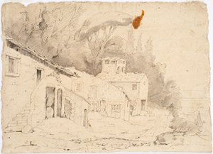 Italiensk bondgård av Robert Wilhelm Ekman