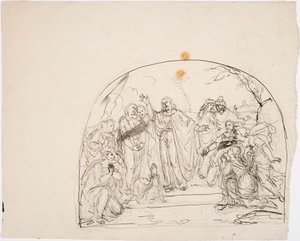 Kristus uppväcker de döda av Robert Wilhelm Ekman