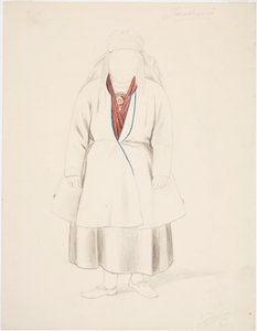 Stående bondekvinna från Joutseno av Robert Wilhelm Ekman