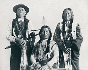 En grupp Algonquiner, 1912