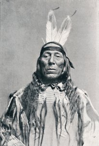 Heltäckande vy av en Sioux-indian, 1912