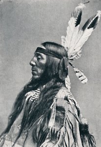 Profilvy av en Sioux, 1912
