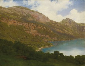 Utsikt från Rigi med utsikt över Luzernsjön, 1857 av Robert Zund