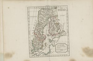 Illustration hentet fra boken Ny bärbar atlas avsedd huvudsakligen för undervisning av unga människor enligt Modern Geography of the sen Abbé Delacroix av Vaugondy, Robert de og utgitt av Chez Lamarche (Paris, 1795) av Robert de Vaugondy