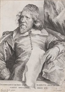 Den berömda mannen Inigo Jones, prefekt för arkitekturen hos kungen av Storbritannien, Etc.
