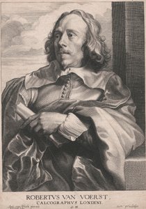 Robert van Voerst, gravör i London