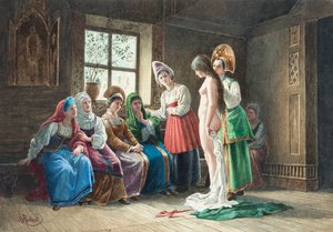 Att välja en brud, tidigt 1800-tal.. av Roberto Roberti