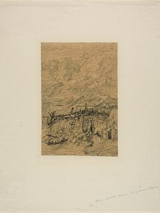 Stad i bergen av Rodolphe Bresdin