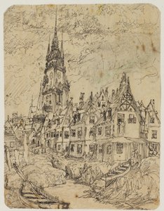 Maritime Village av Rodolphe Bresdin