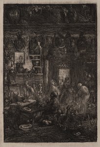Moldavisk interiör av Rodolphe Bresdin