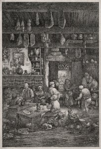 Moldavisk interiör, 1856.