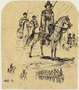 Ryska kavalleriet av Rodolphe Bresdin