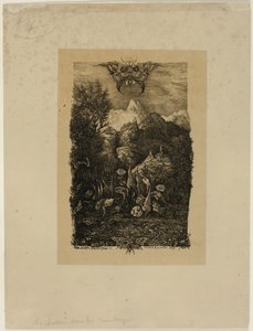 Fjärilen och dammen av Rodolphe Bresdin
