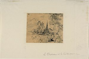 Slottet och katedralen av Rodolphe Bresdin