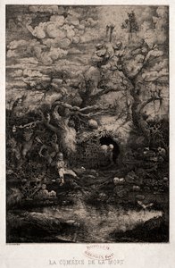 Dödens komedi, 1854.
