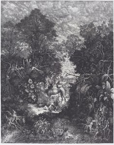 Den barmhärtige samariten av Rodolphe Bresdin