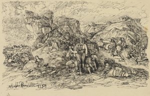 Smugglarna, 1858 av Rodolphe Bresdin
