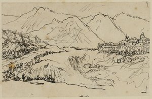 By i bergen av Rodolphe Bresdin