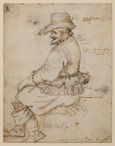 Sittande borgare (recto) av Roelandt Jacobsz. Savery