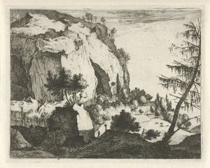 bergslandskap Tyrolska landskap (serietitel) av Roelant Roghman