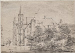 Zuylen slott nära Utrecht