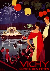 Vichy, Comite des Fetes, Frankrike av Roger Broders
