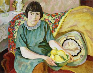 Porträtt av Zoum Van den Eeckhoudt, 1915 av Roger Eliot Fry