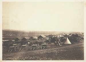 Artillerivagnar, Balaklava i fjärran av Roger Fenton