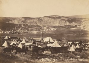 5:e dragonlivgardets läger av Roger Fenton