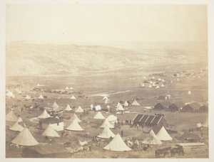 Kavallerilägret, vy mot Kadikoi av Roger Fenton