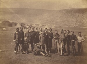 Överste Doherty, officerare och meniga. 13:e lätta dragonerna. av Roger Fenton