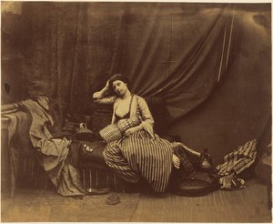 Kontemplativ odalisk av Roger Fenton