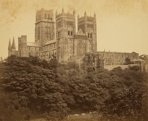 Durhams västfasad av Roger Fenton