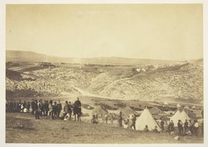 Läger för hästartilleri av Roger Fenton