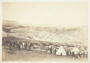 Lägret för hästartilleriet, 1855. av Roger Fenton