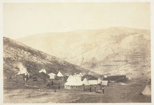 Läger av 71:a regementet av Roger Fenton