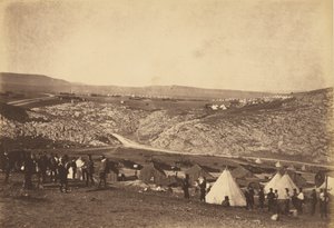 Läger för det hästburna artilleriet av Roger Fenton