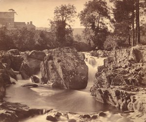 Falls of the Llugwy, vid Pont-y-Pair, 1857. av Roger Fenton