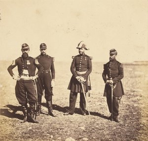 General Bennet och officerarna i hans stab av Roger Fenton