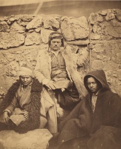 Grupp av kroatiska hövdingar. av Roger Fenton