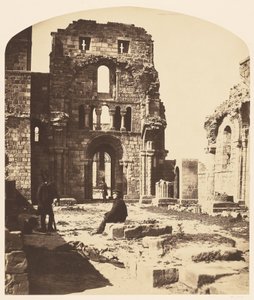 Interiör, Lindisfarne Priory, västra änden av Roger Fenton