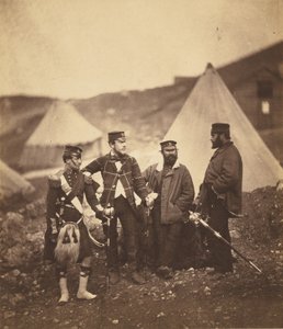 Officerare vid 42nd Highlanders av Roger Fenton
