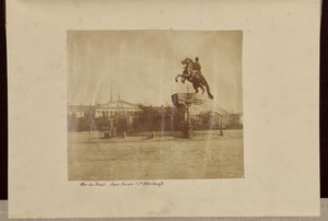 Peter den store, Isaac Square, St Petersburgh [sic] av Roger Fenton
