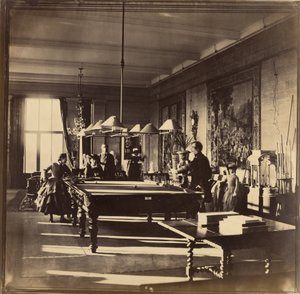 [Biljardrummet, Mentmore House] av Roger Fenton