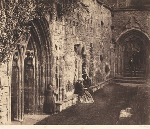 The Cloisters, Tintern Abbey,1854 (foto) av Roger Fenton