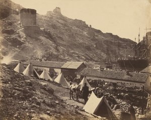 Det genuesiska slottet, Balaklava av Roger Fenton