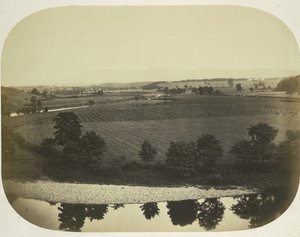 Valley of the Ribble och Pendle Hill, 1859. av Roger Fenton