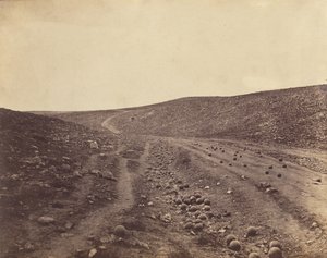 Dödsskuggans dal av Roger Fenton