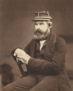 porträtt av en man ,ca. 1855 (foto) av Roger Fenton