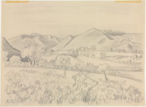 Landskap av Roger Fry